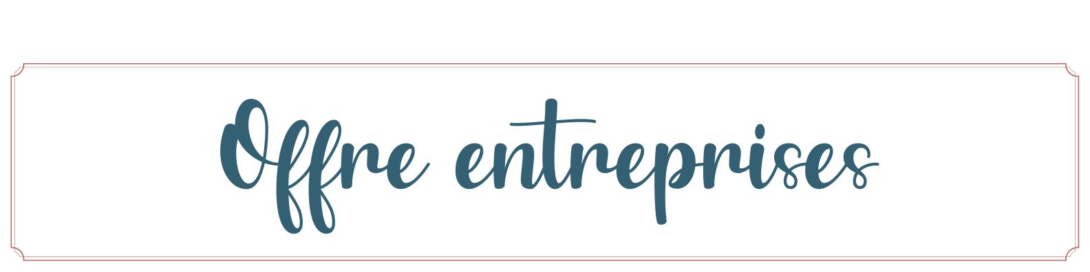Offre entreprise