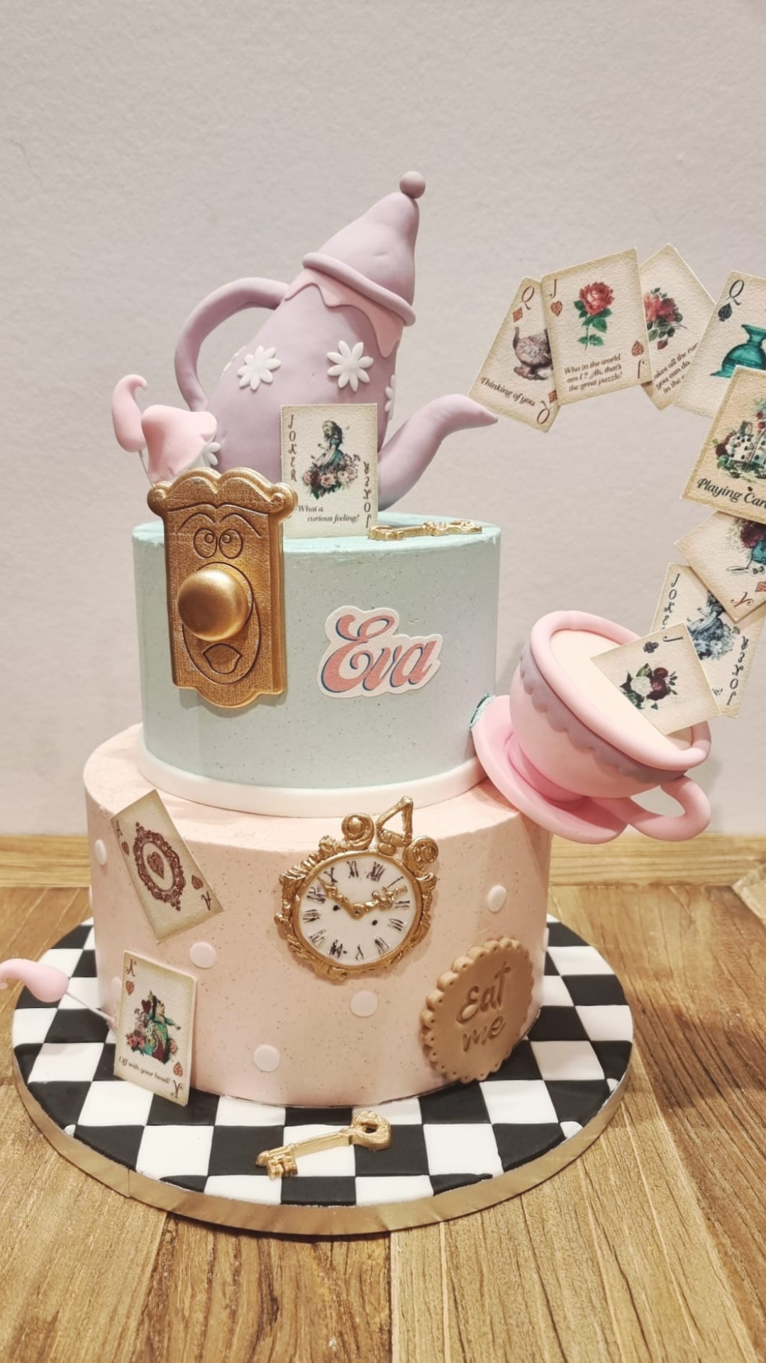 Gateau Alice au pays des merveilles